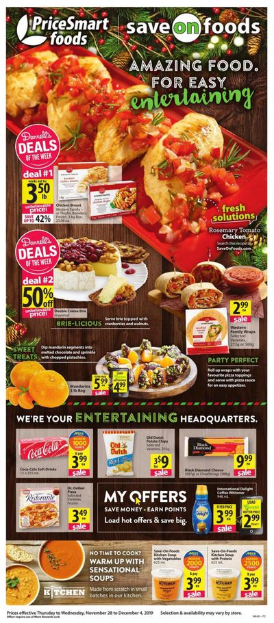 PriceSmart Foods Flyer November 28 to December 4