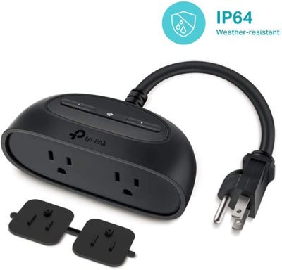 Kasa Smart Outdoor Plug with 2 Outlets, Individual Control, IP64 Waterproof and Scheduling On Sale for $ 24.99 (Save $ 15.00) at Amazon Canada
