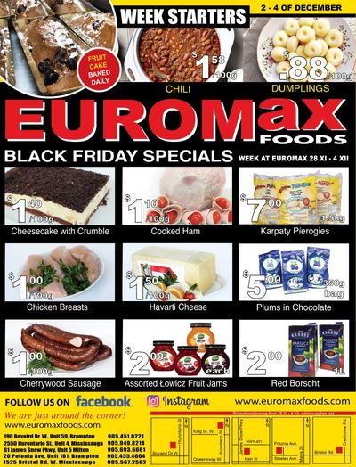 EuroMax Foods Flyer November 28 to December 4