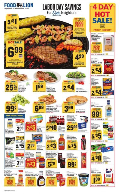 Food Lion (TN) Weekly Ad September 2 to September 8
