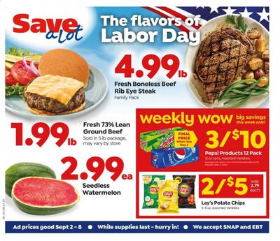 Save a Lot Weekly Ad September 2 to September 8