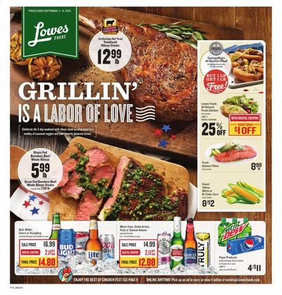 Lowes Foods Weekly Ad September 2 to September 8