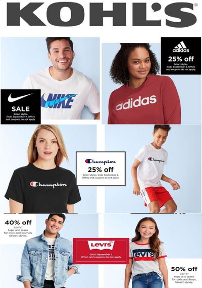 Kohl's Weekly Ad August 31 to September 8