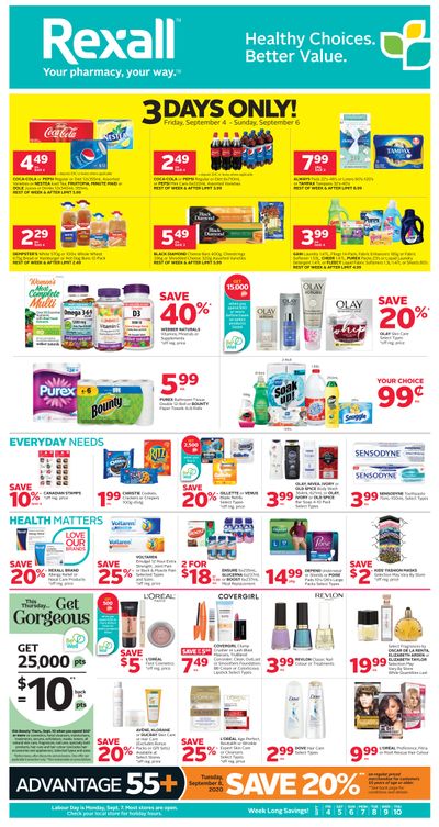Rexall (West) Flyer September 4 to 10
