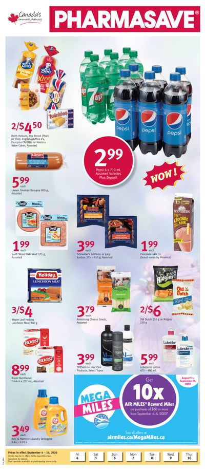 Pharmasave (Atlantic) Flyer September 4 to 10