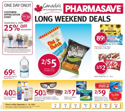 Pharmasave (ON) Flyer September 4 to 10