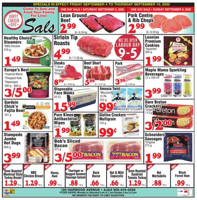 Sal's Grocery Flyer September 4 to 10