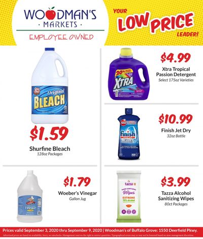 Woodman's Markets Weekly Ad September 3 to September 9