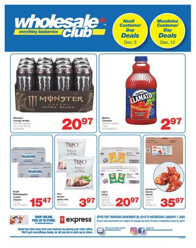 Wholesale Club (ON) Flyer November 28 to January 1
