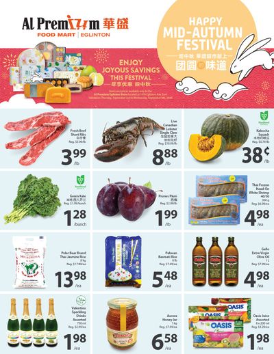 Al Premium Food Mart (Eglinton Ave.) Flyer September 3 to 9
