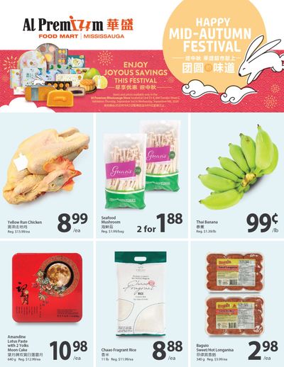 Al Premium Food Mart (Mississauga) Flyer September 3 to 9