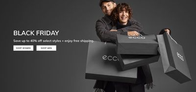 ECCO Canada Black Friday Sale: Save Up to 40% Off Many Styles + FREE Shipping