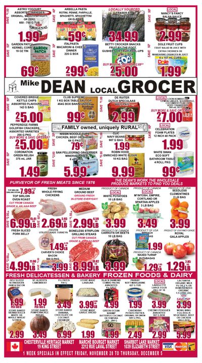 Mike Dean's Super Food Stores Flyer November 29 to December 5