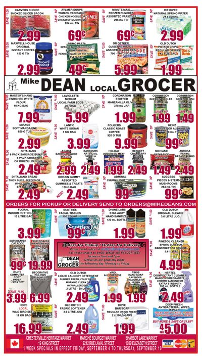 Mike Dean's Super Food Stores Flyer September 4 to 10