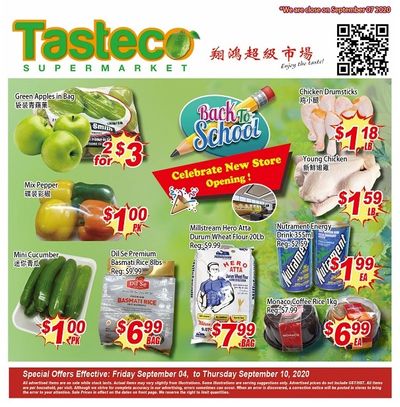 Tasteco Supermarket Flyer September 4 to 10