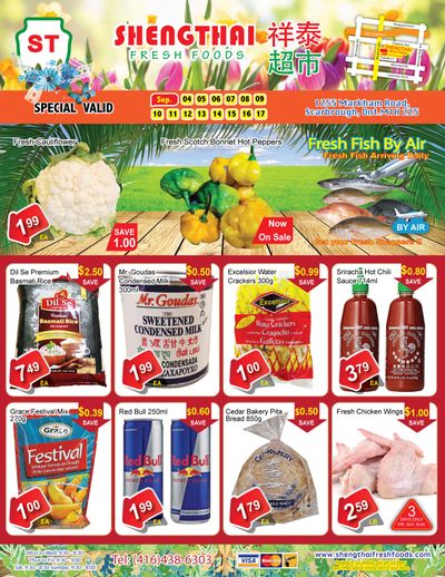 Shengthai Fresh Foods Flyer September 4 to 17