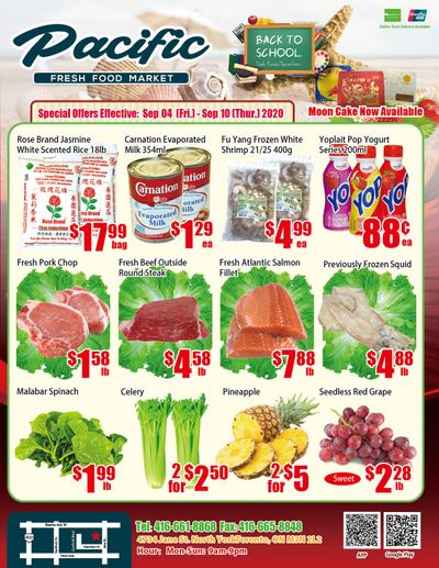 Pacific Fresh Food Market (North York) Flyer September 4 to 10