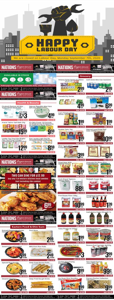 Nations Fresh Foods (Toronto) Flyer September 4 to 10