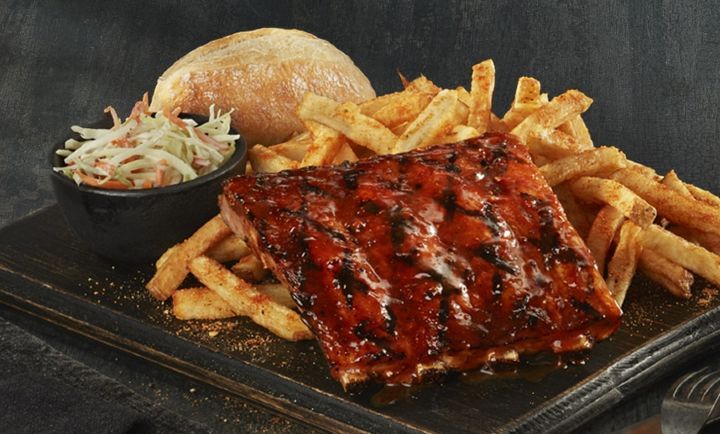 1/3 Rack Side Sweet Heat Ribs at Swiss Chalet 1/3 Rack Side Sweet Heat Ribs at Swiss Chalet