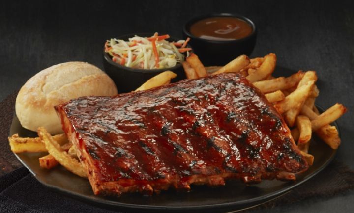 1/2 Rack Side Sweet Heat Ribs at Swiss Chalet 1/2 Rack Side Sweet Heat Ribs at Swiss Chalet
