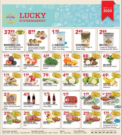 Lucky Supermarket (Calgary) Flyer September 4 to 10