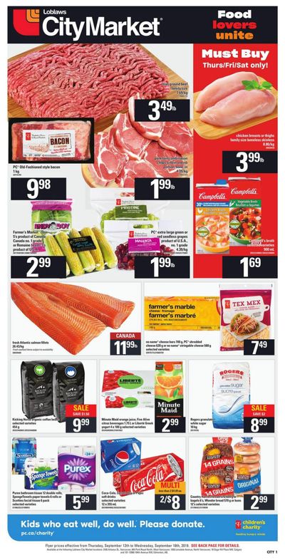 Loblaws City Market (West) Flyer September 12 to 18