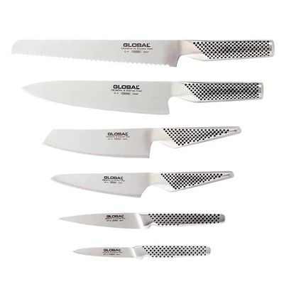 Global Synergy 7-piece Knife and Block set On Sale for $349.99 at Costco Canada