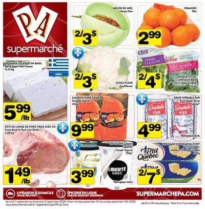 Supermarche PA Flyer September 7 to 13