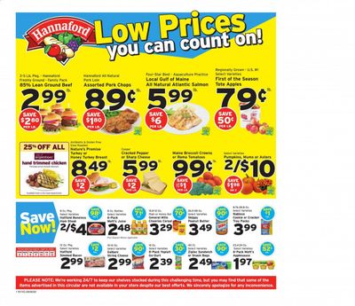 Hannaford (NY) Weekly Ad September 6 to September 12