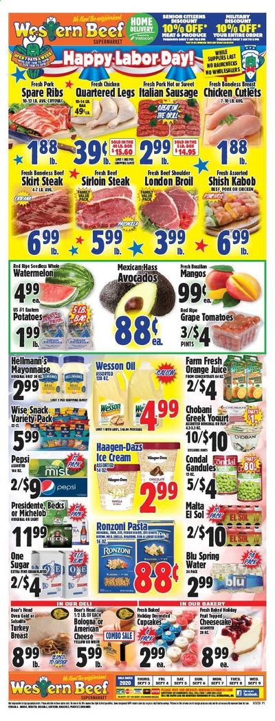 Western Beef Weekly Ad September 3 to September 9