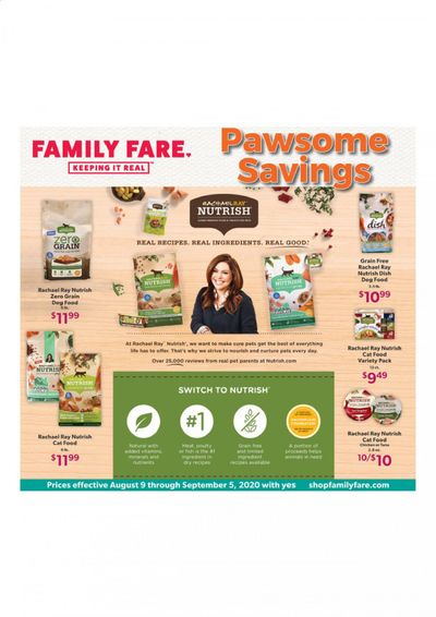 Family Fare Weekly Ad August 9 to September 5