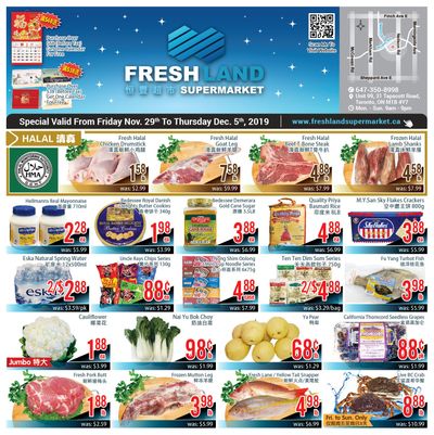 FreshLand Supermarket Flyer November 29 to December 5