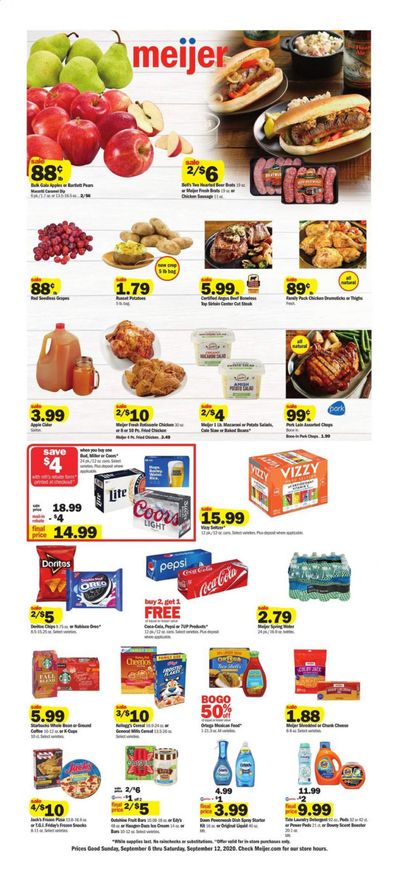 Meijer (OH) Weekly Ad September 6 to September 12