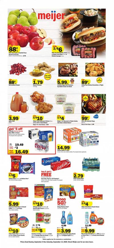 Meijer (WI) Weekly Ad September 6 to September 12