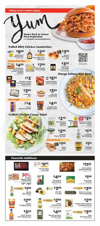 ShopRite Weekly Ad September 6 to September 12