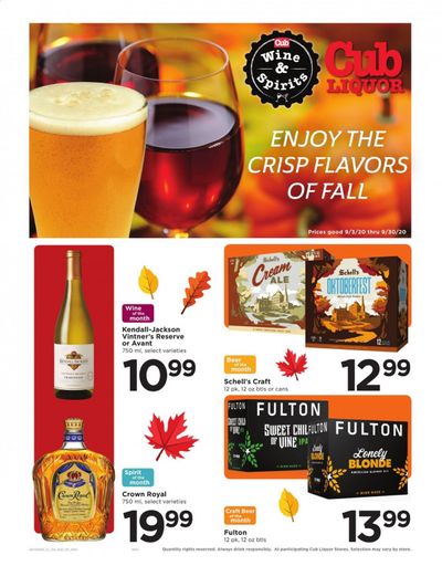 Cub Foods Weekly Ad September 3 to September 30