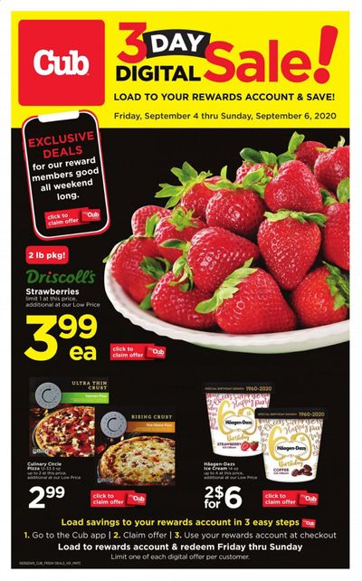 Cub Foods Weekly Ad September 4 to September 6