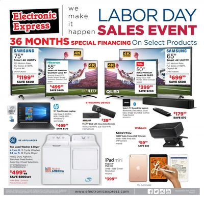 Electronic Express Weekly Ad September 6 to September 12