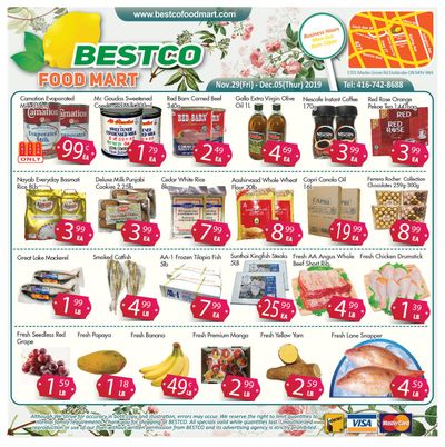 BestCo Food Mart (Etobicoke) Flyer November 29 to December 5