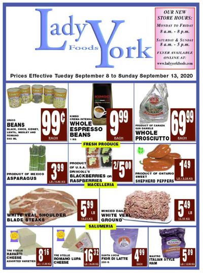 Lady York Foods Flyer September 8 to 13