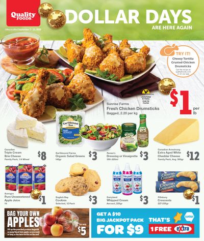 Quality Foods Flyer September 7 to 13