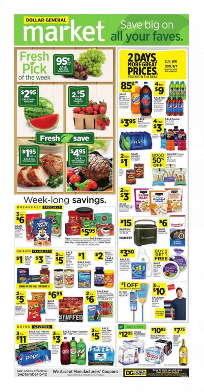 Dollar General (GA) Weekly Ad September 6 to September 12