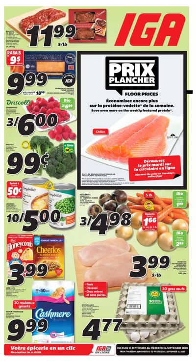 IGA (QC) Flyer September 10 to 16