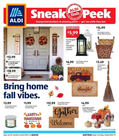 ALDI Weekly Ad September 13 to September 19