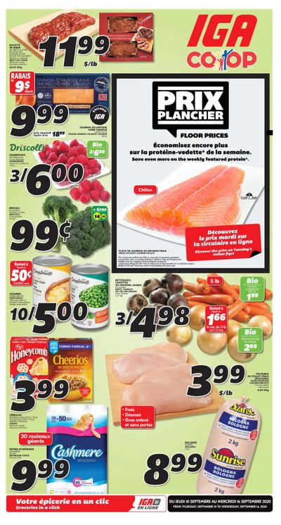 IGA (NB) Flyer September 10 to 16