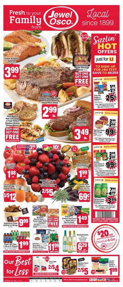 Jewel Osco (IA) Weekly Ad September 9 to September 15