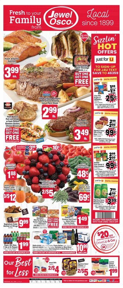 Jewel Osco (IL) Weekly Ad September 9 to September 15
