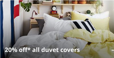 IKEA Canada Offers: Save 20% off All Duvet Covers + 15% off Beds, Dressers & Nightstands