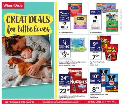 Winn Dixie Weekly Ad September 2 to September 15
