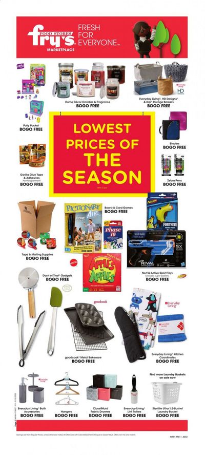 Fry’s (AZ) Weekly Ad September 9 to September 15